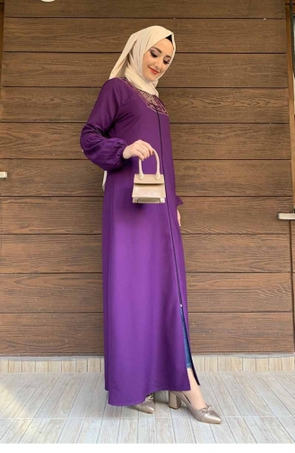 Purple Abaya 0004SGS.MOR