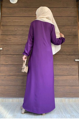 Purple Abaya 0004SGS.MOR