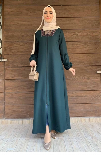 Emerald Green Abaya 0004SGS.ZMR