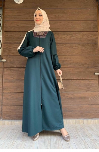 Emerald Green Abaya 0004SGS.ZMR