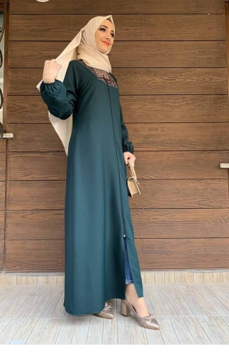 Emerald Green Abaya 0004SGS.ZMR