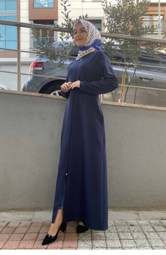 Navy Blue Abaya 0006SGS.LCV