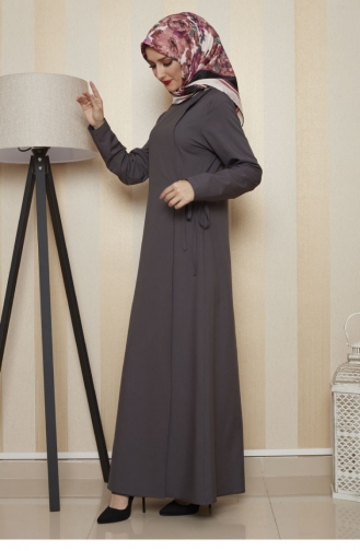 Anthracite Abaya 0007SGS.ANT