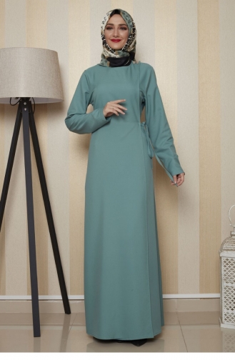 Unreife Mandelgrün Abayas 0007SGS.CYS