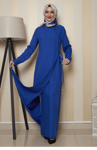 Saxon blue Abaya 0007SGS.SKM