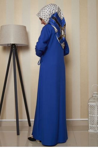 Saxon blue Abaya 0007SGS.SKM