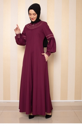 Plum Abaya 0008SGS.MRD