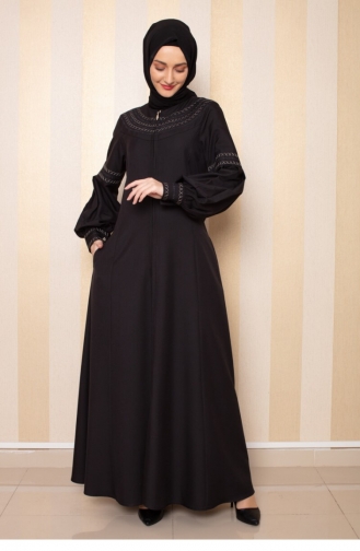 Schwarz Abayas 0008SGS.SYH