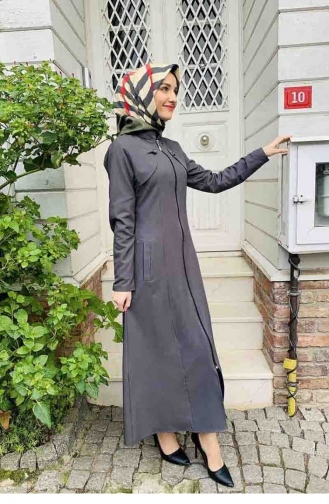 Anthracite Abaya 0009SGS.ANT