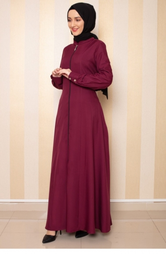 Plum Abaya 0010SGS.MRD