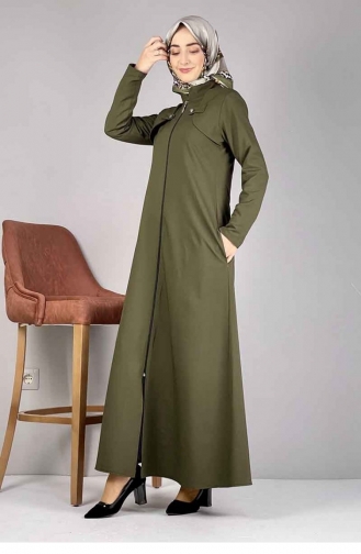 Bolero Görünümlü Ferace Haki