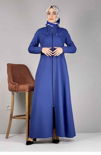 Bolero Görünümlü Ferace İndigo