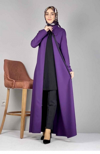 Purple Abaya 0018SGS.MOR