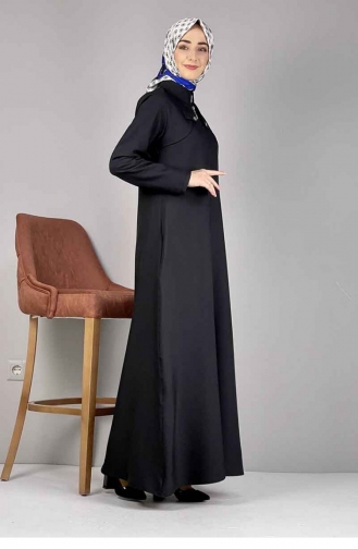 Bolero Görünümlü Ferace Siyah