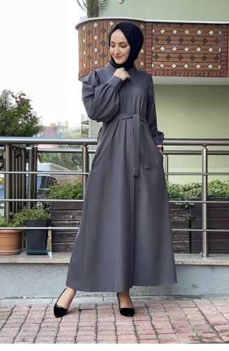 Anthracite Abaya 0019SGS.ANT