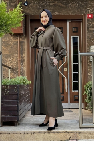 Khaki Abayas 0019SGS.HAK