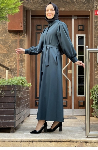 Emerald Green Abaya 0019SGS.ZMR