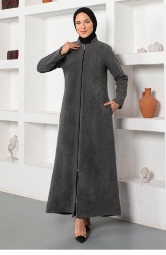 Gray Abaya 0025SGS.GRI