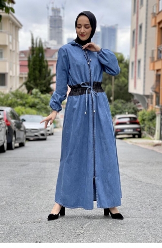 Denim Blue Abaya 0077BLN.AMV