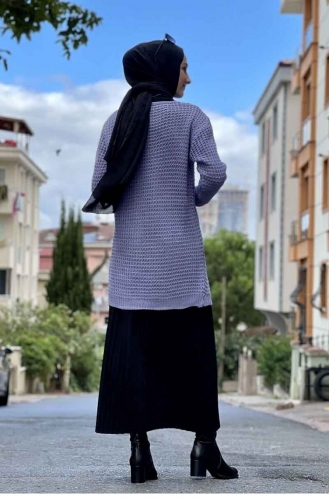 Lila Strickjacke 0100AST.LLA