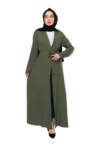 Khaki Abaya 0203SGS.HAK