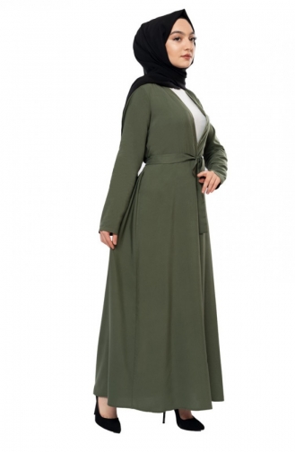 Khaki Abaya 0203SGS.HAK