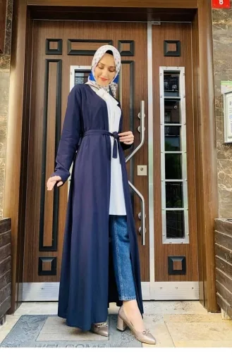 عباءه أزرق كحلي 0203SGS.LCV