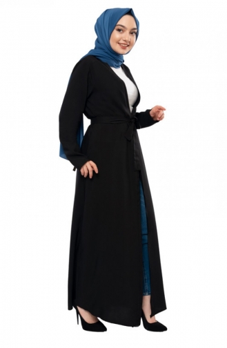 Black Abaya 0203SGS.SYH