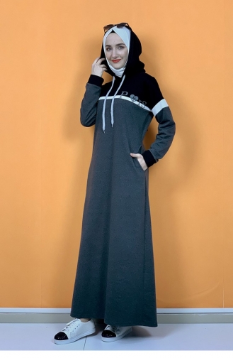 Robe Hijab Antracite 1009MG.ANT