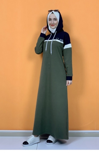 Robe Hijab Khaki 1009MG.HAK