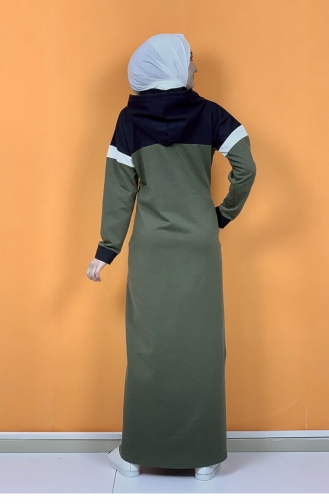 Robe Hijab Khaki 1009MG.HAK