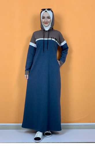 Indigo Hijab Kleider 1009MG.ING