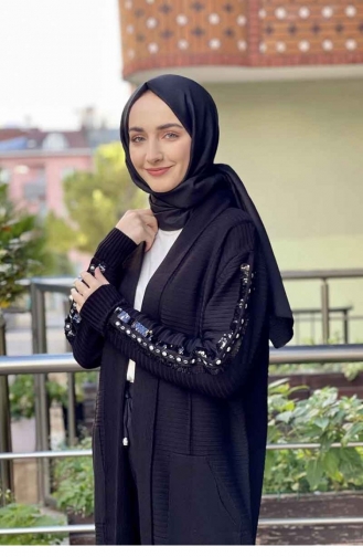 Triko Hırka Siyah