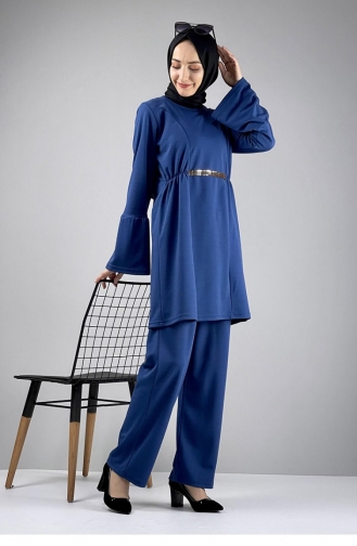 Double Suit With Trousers 1038A-01 Indigo 1038A-01