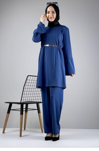 Double Suit With Trousers 1038A-01 Indigo 1038A-01