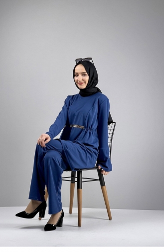 Double Suit With Trousers 1038A-01 Indigo 1038A-01