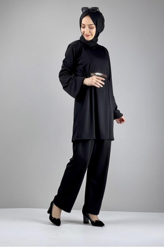 Double Suit With Trousers 1038A-03 Black 1038A-03