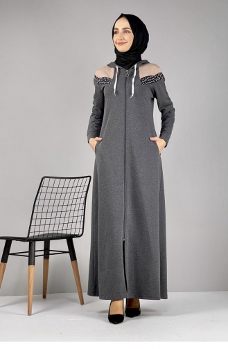 Anthracite Abaya 1057MG.ANT