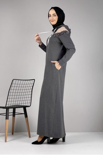 Anthracite Abaya 1057MG.ANT