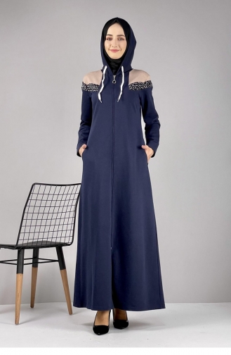 Abayas Bleu Marine 1057MG.LCV