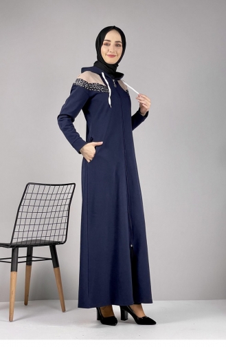 Abayas Bleu Marine 1057MG.LCV