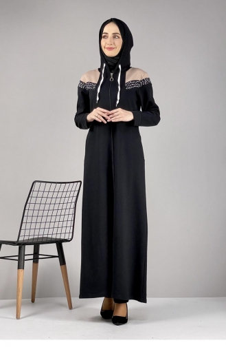 Black Abaya 1057MG.SYH