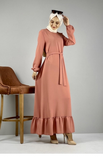 Dusty Rose Hijab Dress 1502TGM.GKR