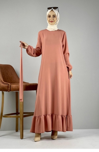 Dusty Rose Hijab Dress 1502TGM.GKR