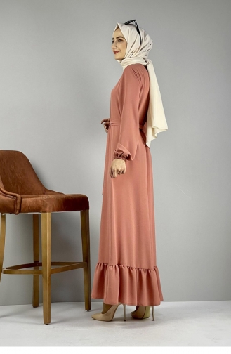 Dusty Rose Hijab Dress 1502TGM.GKR