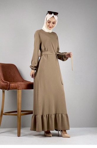 Mink Hijab Dress 1502TGM.VZN