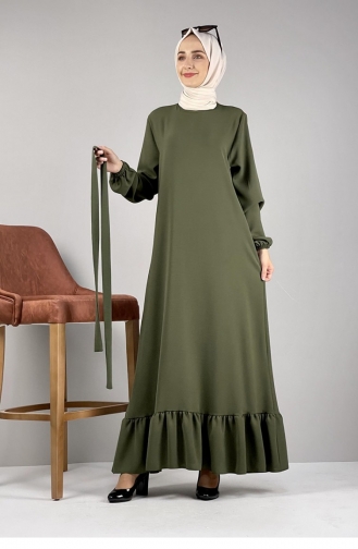 Robe Hijab Vert 1502TGM.YSL