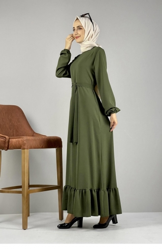 Robe Hijab Vert 1502TGM.YSL