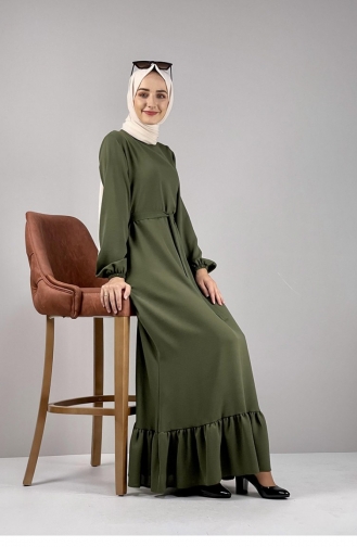 Robe Hijab Vert 1502TGM.YSL