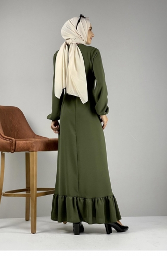 Robe Hijab Vert 1502TGM.YSL